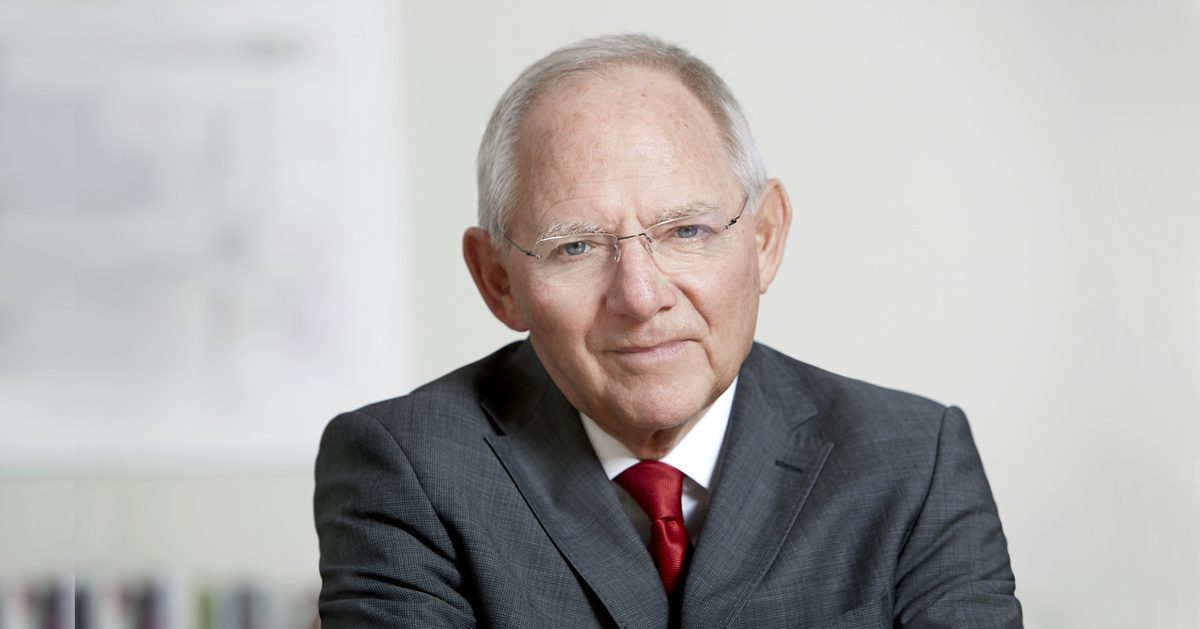 Der CDU-Politiker Wolfgang Schäuble (1942-2023). (Foto: Laurence Chaperon)
