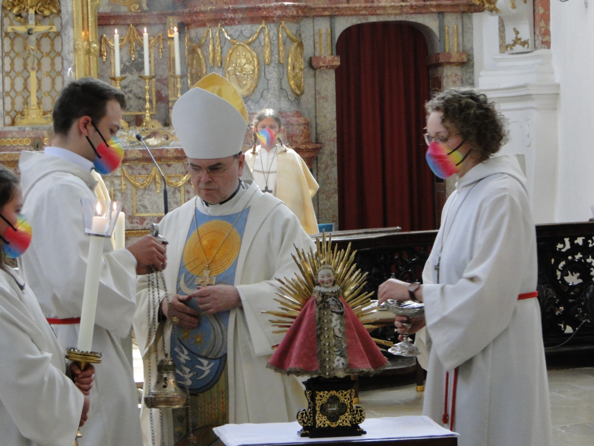 Bischof  Bertram feierte mit  Schwestern Renovierung der Margaretenkapelle  (Sonntag, 20. Juni 2021 14:01:00)