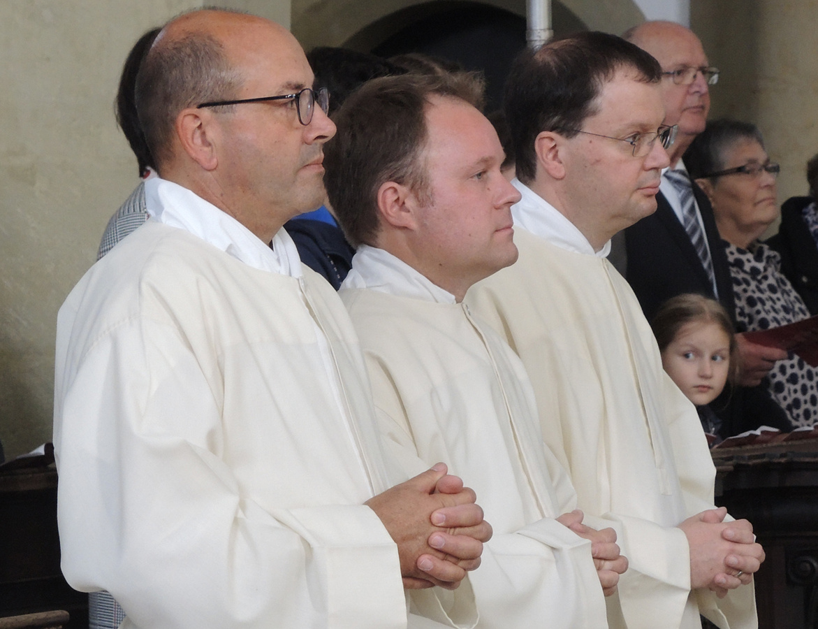 Bischof Konrad Zdarsa weihte drei Männer zu Ständigen Diakonen (Mittwoch, 10. Oktober 2018 12:00:00)
