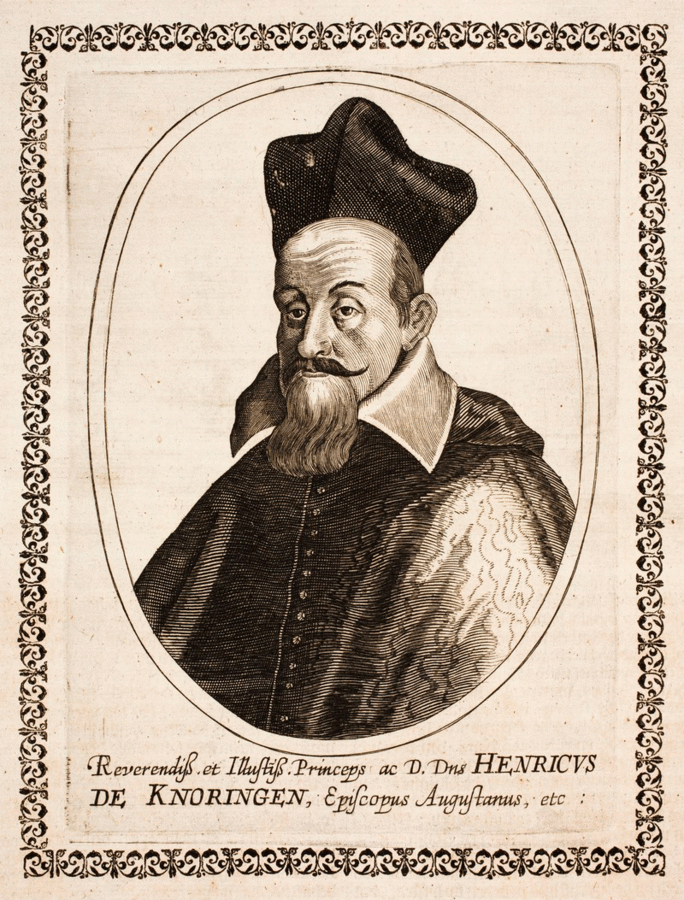 Bischof Heinrich V. von Köringen. Stich von Matthäus Merian aus dem Jahr 1642.