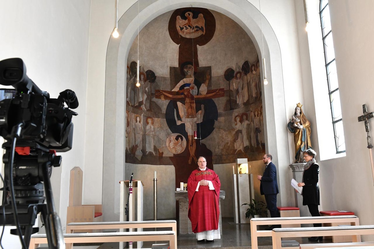 Predigt vom ernannten Bischof Bertram Meier am 4. Fastensonntag in der Kapelle des Bischofshauses (Montag, 23. März 2020 11:04:00)
