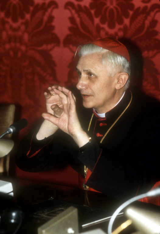 Kardinal Joseph Ratzinger, später Papst Benedikt XVI.