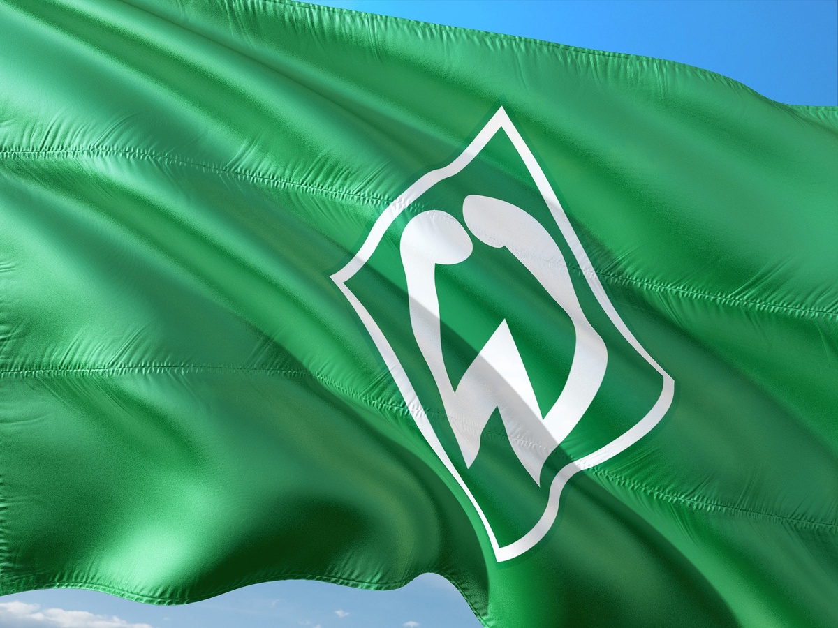 Fahne des SV Werder Bremen. (Foto: gem)