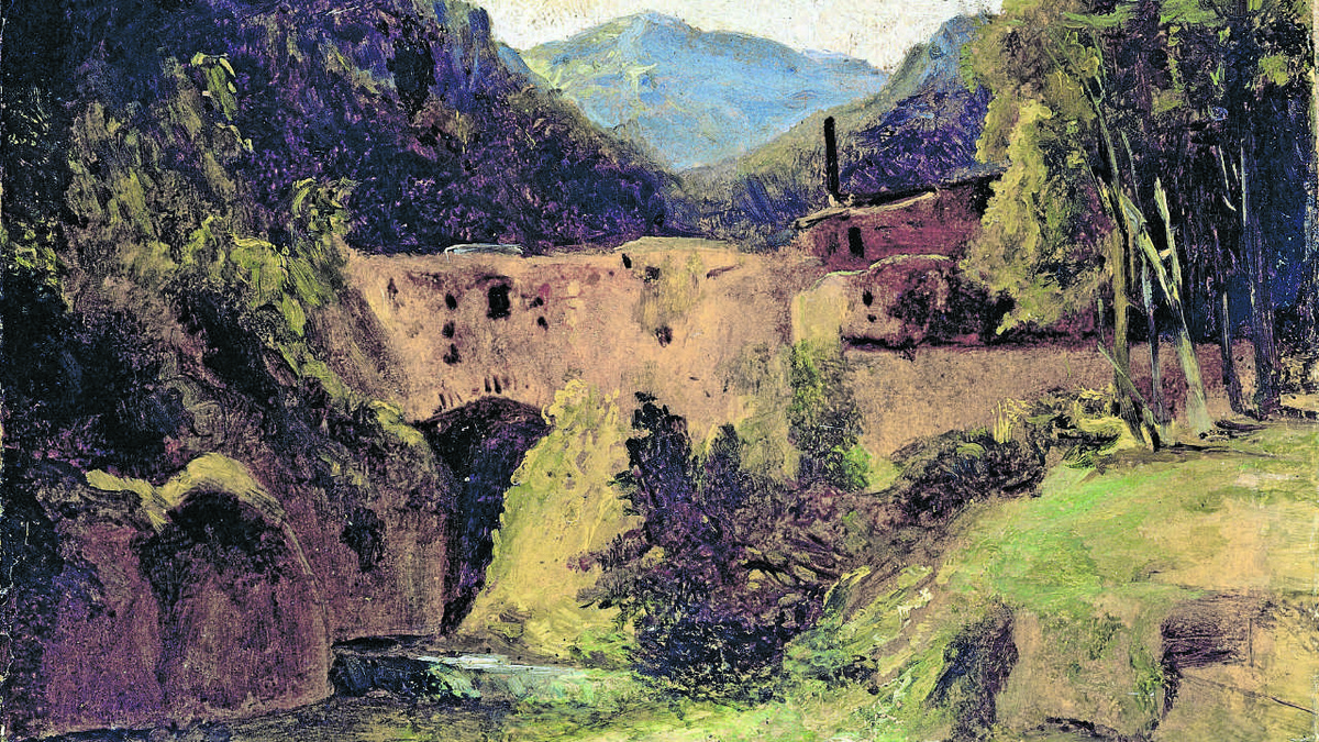 Zahlreiche Gemälde Carl Blechens zeigen Motive aus der Umgebung von Amalfi, darunter diese Mühle. (Foto: gem)