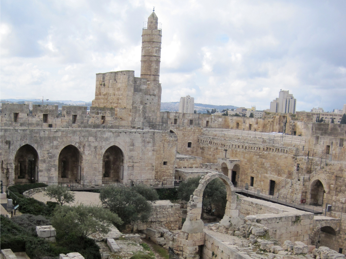 Die Ruine des Herodes-Palasts im Heiligen Land. (Foto: Fleckenstein)