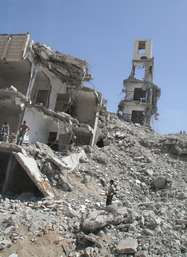 Gaza lebt seit Jahrzehnten mit Bombardierungen aus der Luft. Jeder Ort kann binnen Minuten zum Schlachtfeld werden.