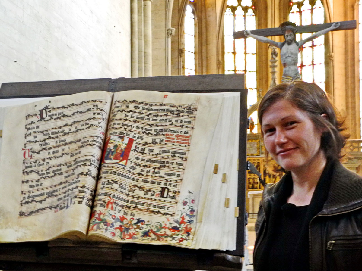 Die größten mittelalterlichen Handschriften der Welt: Kirsten Reichert erklärt die Naumburger Chorbücher.