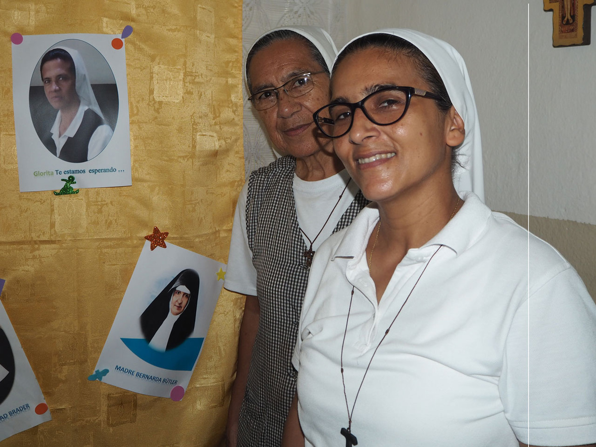 Für ihre entführte Mutschwester Gloria beten die Franziskanerinnen jeden Tag. (Foto: Boxaidós)