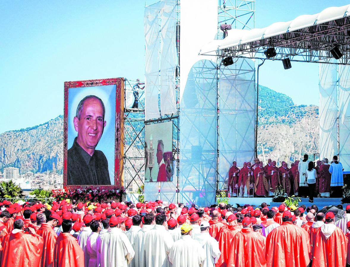2013 sprach Papst Franziskus den Priester Giuseppe Puglisi selig. (Foto: KNA)