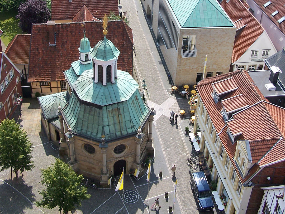 Blick auf die Gnadenkapelle von Telgte. (Fotos: Müller)