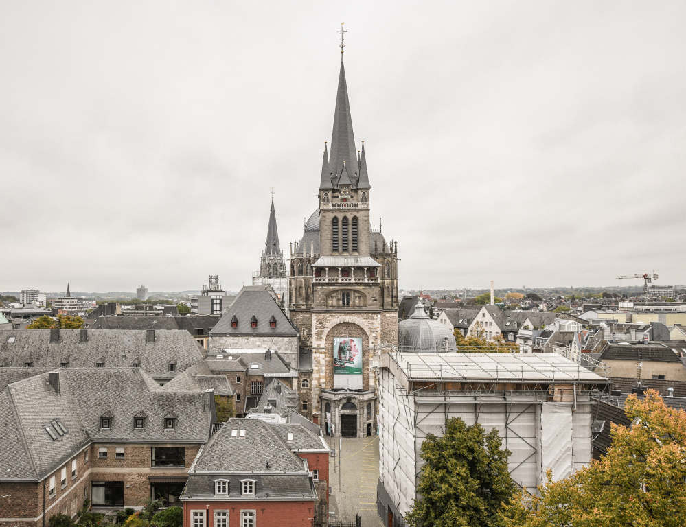 Blick auf den Dom in Aachen. (Foto: KNA)