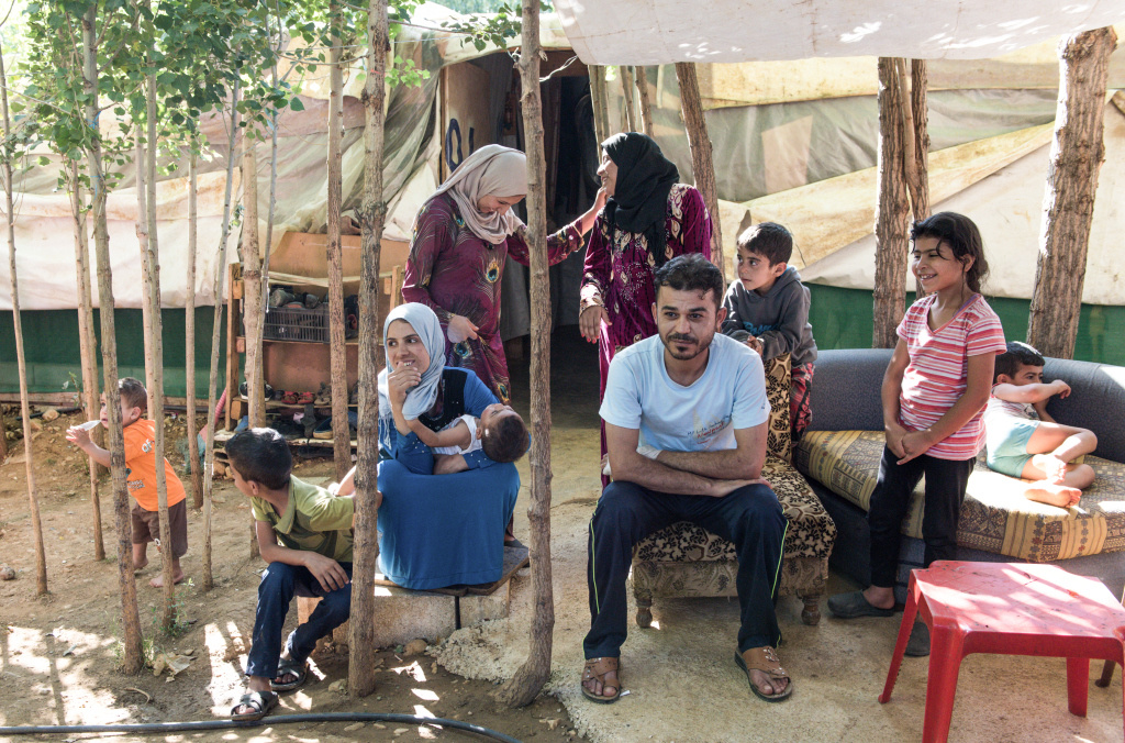 Flüchtlingscamp im Libanon. (Foto: KNA)