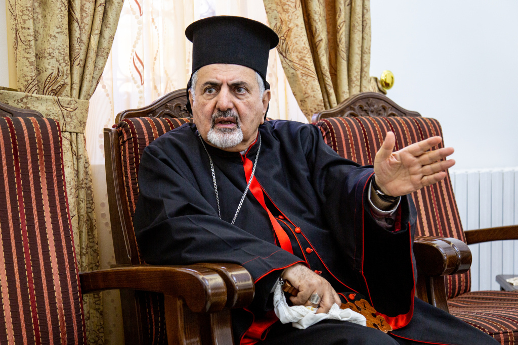 Der syrisch-katholische Patriarch Ignace Youssif III. Younan am 6. Juli 2021 in Jerusalem. (Foto: KNA)