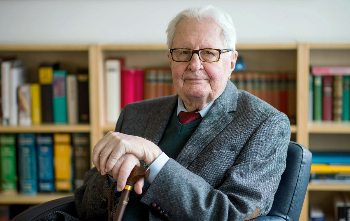 Der frühere SPD-Vorsitzende Hans-Jochen Vogel ist am 26. Juli 2020 im Alter von 94 Jahren in München verstorben. (Foto: KNA)