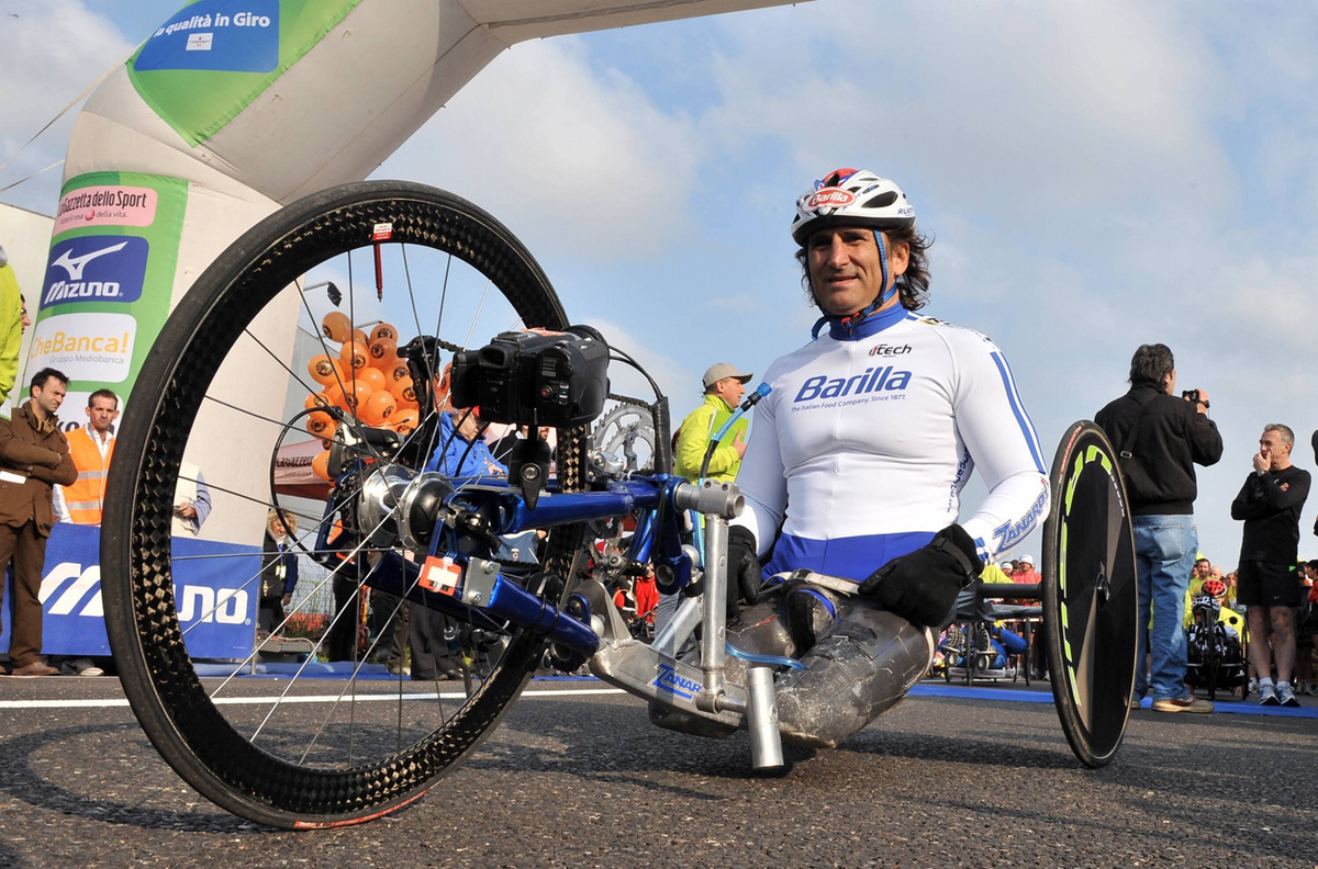 Alessandro Zanardi, früherer Formel-1-Pilot und Paralympics-Star. (Foto: imago images/Independent Photo Agency Int.)