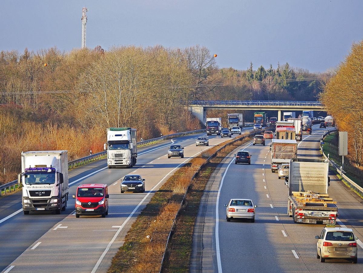 Eine Autobahn in Deutschland. (Foto: gem)