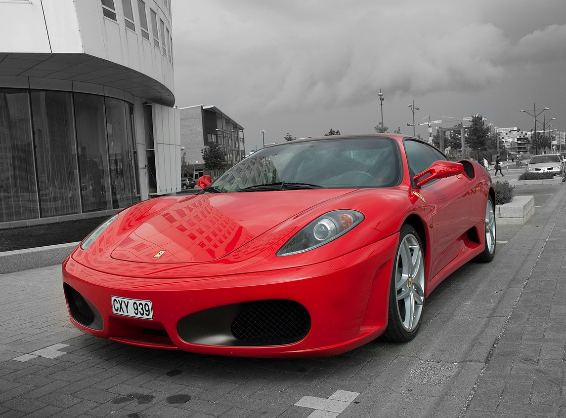 Ein Ferrari. (Foto: gem)