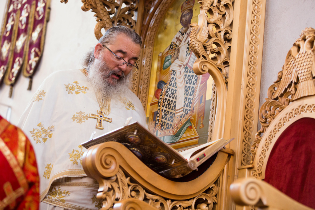 Orthodoxer Gottesdienst.          Foto: KNA
