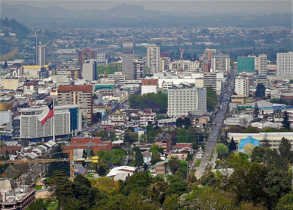 Die chilenische Stadt Temuco.         Foto: Héctor Montero/CC BY-SA 2.0
