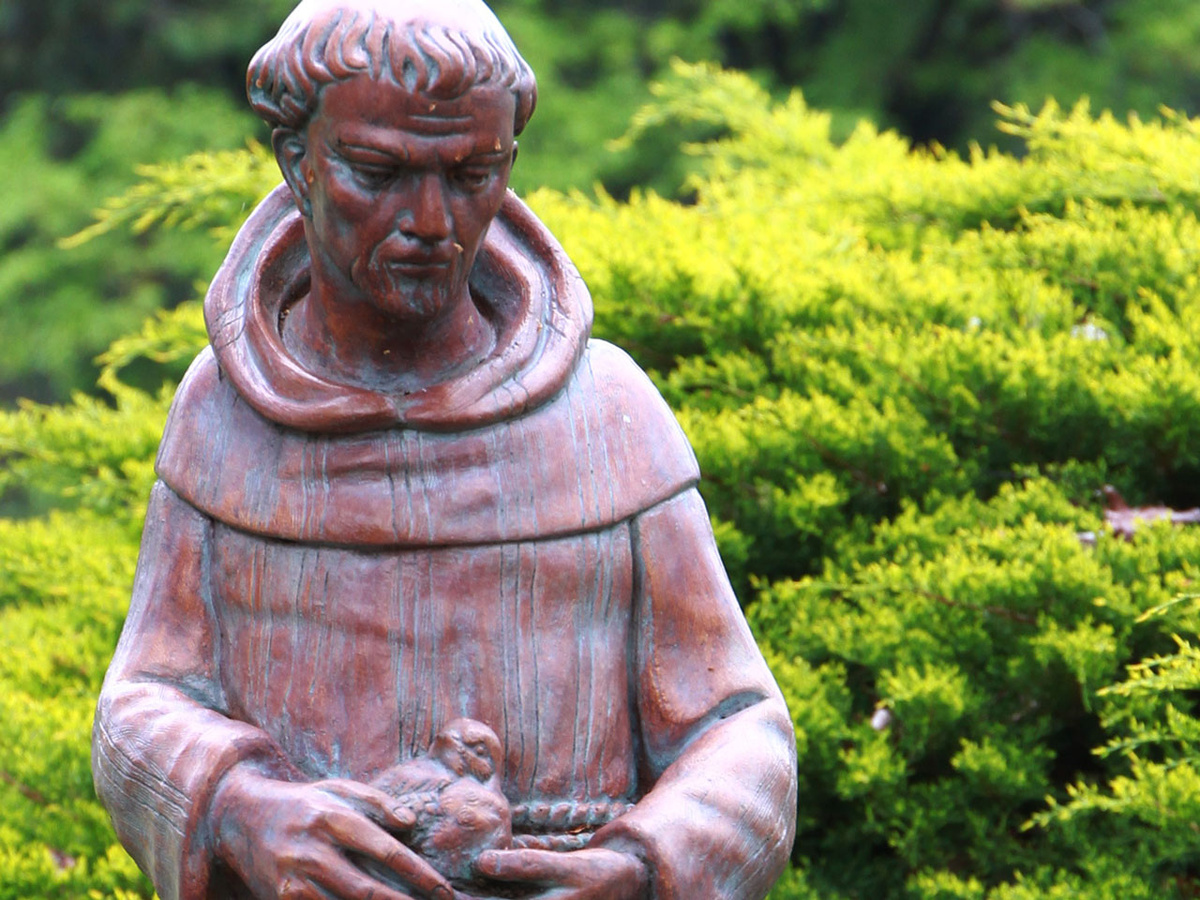 Statue des heiligen Franz von Assisi. (Foto: gem)
