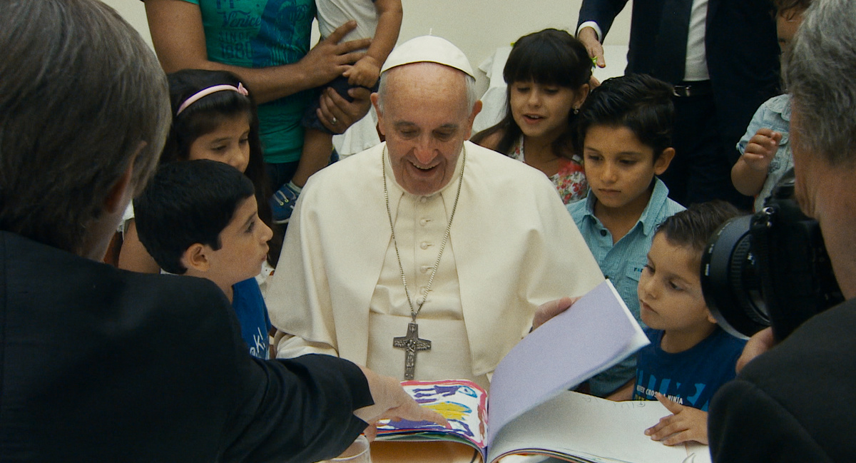 Szene aus dem Film "Papst Franziskus - Ein Mann seines Wortes". (Foto: UPI Media)