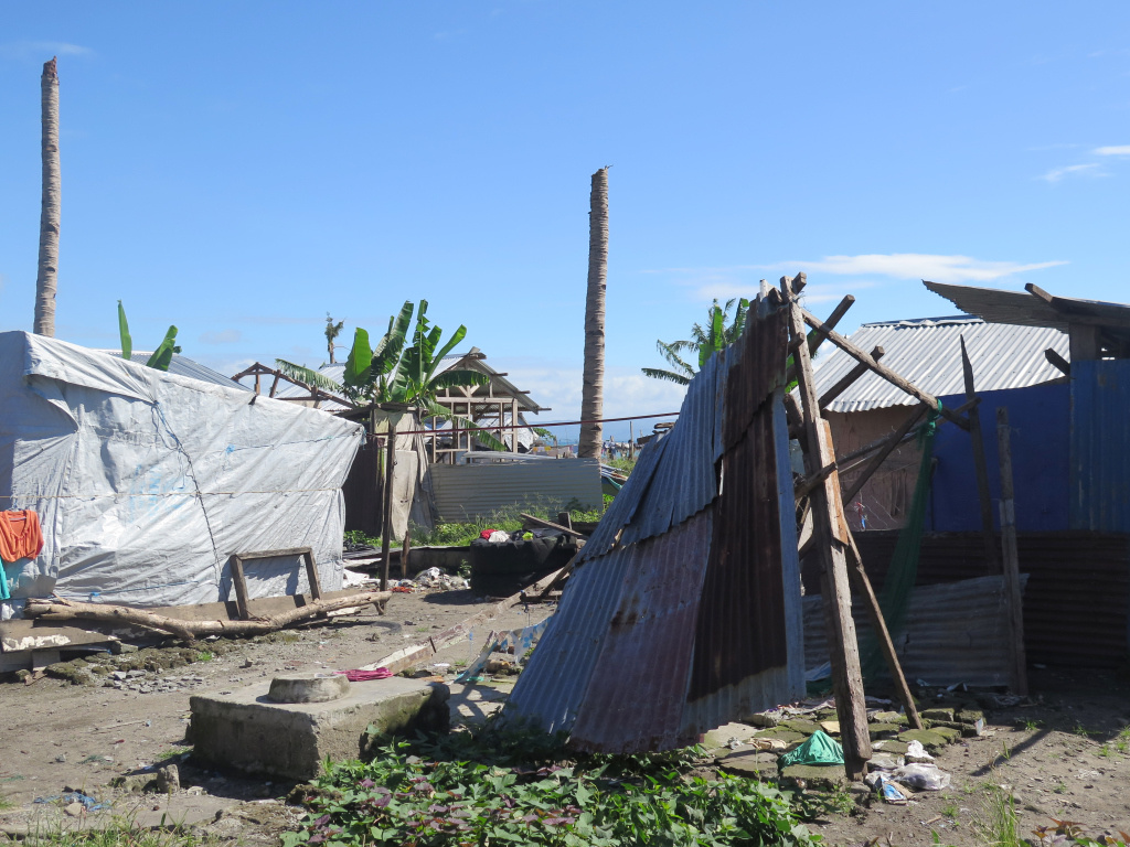 Eine Sieldung bei Tacloban im Wiederaufbau. (Archivfoto: KNA)