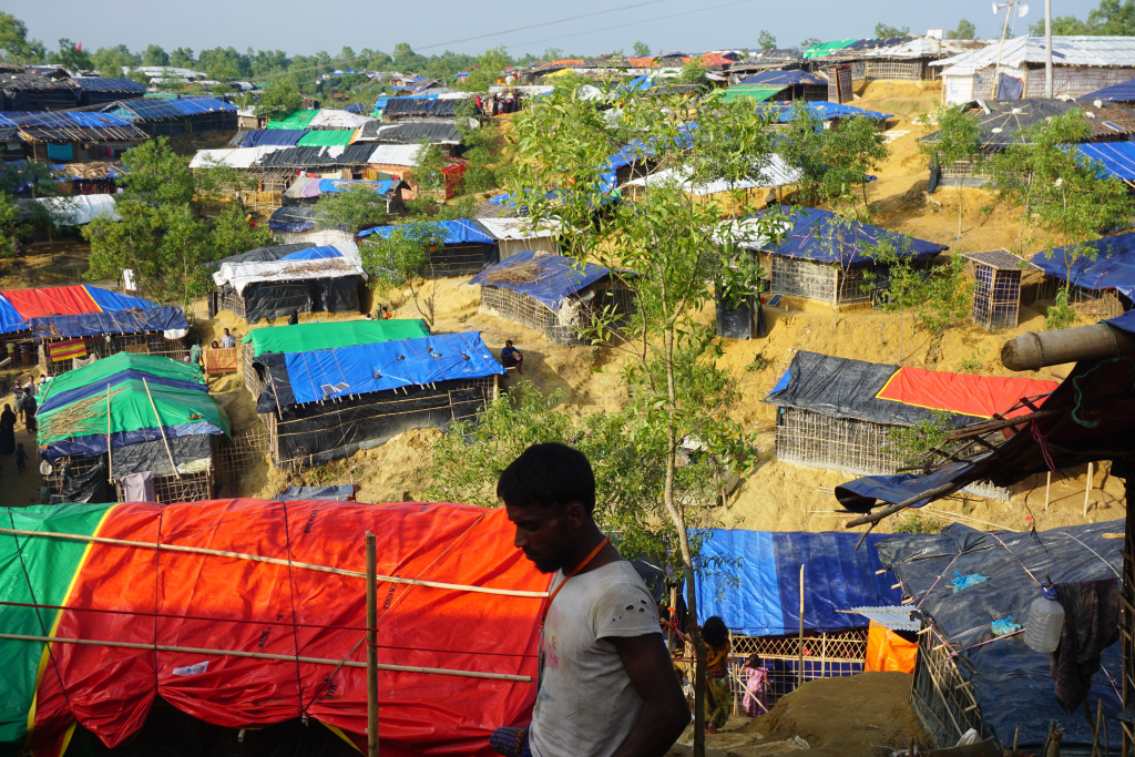 Rohingya-Flüchtlingslager in Bangladesch. (Foto: KNA)
