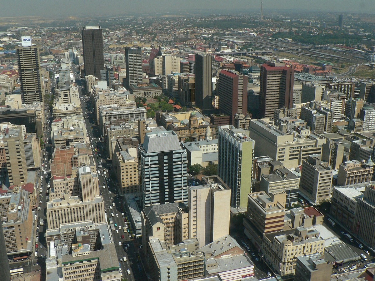 Panorama von Johannesburg. (Symbolfoto: gem)
