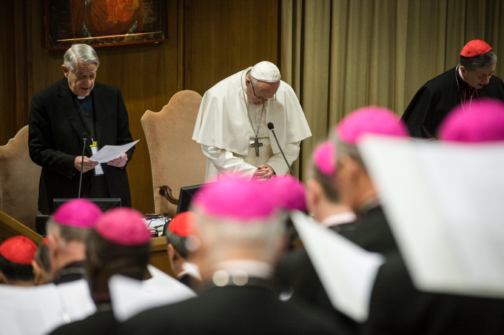 Papst Franziskus beorderte Bischöfe und Ordensleute aus aller Welt zum Anti-Missbrauchsgipfel nach Rom. Geleitet wurde das Treffen von Federico Lombardi. (Foto: KNA)